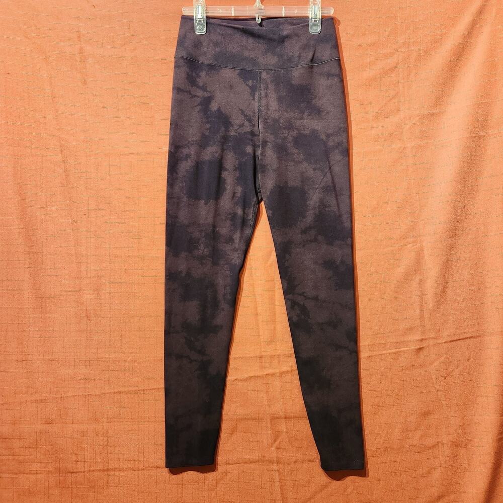 Uniqlo Womens Sz S Brown Leggings Airism UV Protection Mid-Rise Wide Waistband